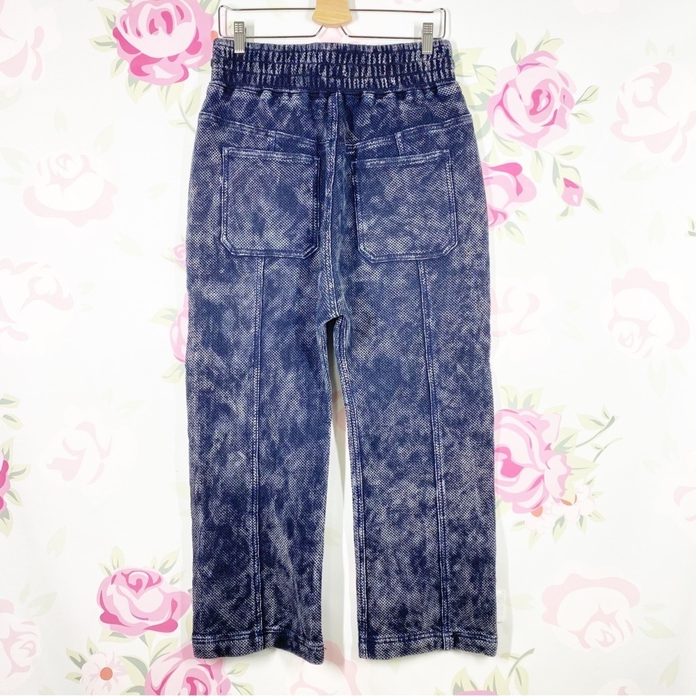 NEW Free People Arcadia Honeycomb Harem Dark Wash Pants S - Picture 11 of 15